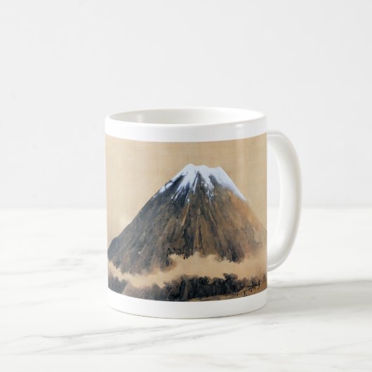 Takeuchi Seiho , “ Fuji ” Koffiemok (Voorkant rechts)