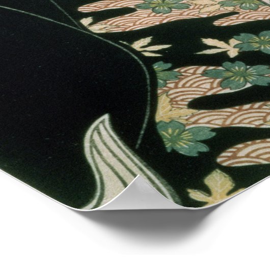 Takigawa uit het Tea-House, Ogi Poster (Hoek)