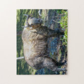 Takin, nationaal dier van Bhutan - Himalaya, Azië Legpuzzel (Verticaal)