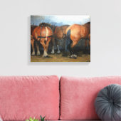 Taking a Break - Chertsey Show 2012 Canvas Afdruk (Insitu (Woonkamer))