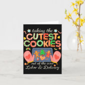 Taking The Cutest Cookies Out Of The Oven Labor An Kaart (Gele Bloem)