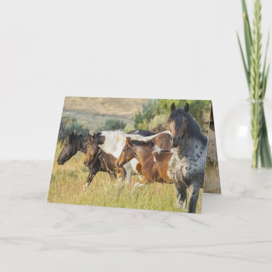 Takini en zijn familie Wenskaart Bedankkaart (Voorkant)