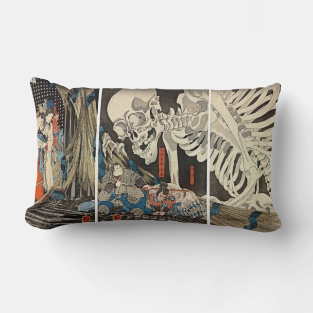 Takiyasha de heks en de skeletspier kussen (Voorkant)