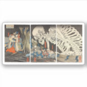 Takiyasha de heks en de skeletspier sticker (Voorkant)
