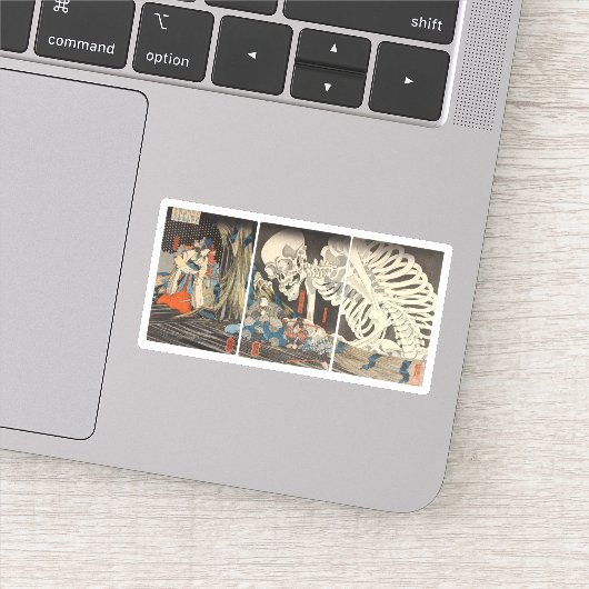 Takiyasha de heks en de skeletspier sticker (Detail)