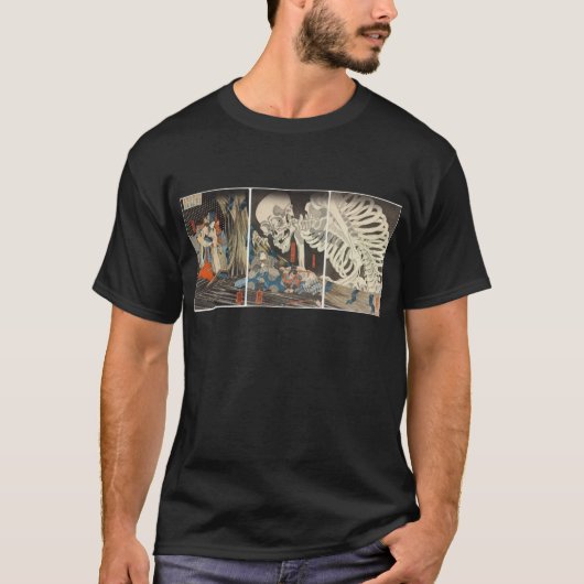 Takiyasha de heks en de skeletspier t-shirt (Voorkant)