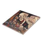 Takiyasha de heks en de skeletspier tegeltje (Zijkant)