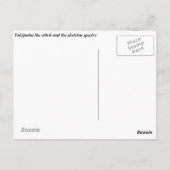 Takiyasha de heks- en skeletspiegel briefkaart (Achterkant)