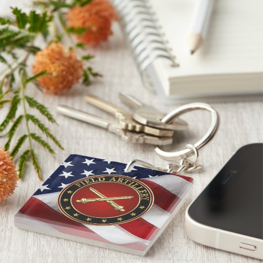 Takkartilleriet Branch Insignia Speciale Editie Sleutelhanger (Voorkant Rechts)