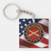Takkartilleriet Branch Insignia Speciale Editie Sleutelhanger (voorkant)