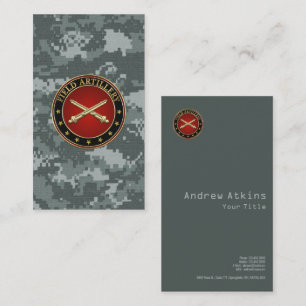 Takkartilleriet Branch Insignia Speciale Editie Visitekaartje