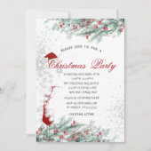 takken bessen, glas, zakelijke kerst kaart (Voorkant)