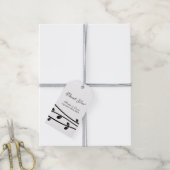 Takken Bruiloft Bedankt Cadeaulabel (Met Touw)