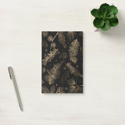 Takken en dennenboom 2 post-it® notes (Kantoor)