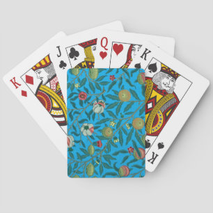 Takken met granaatappels van William Morris Pokerkaarten