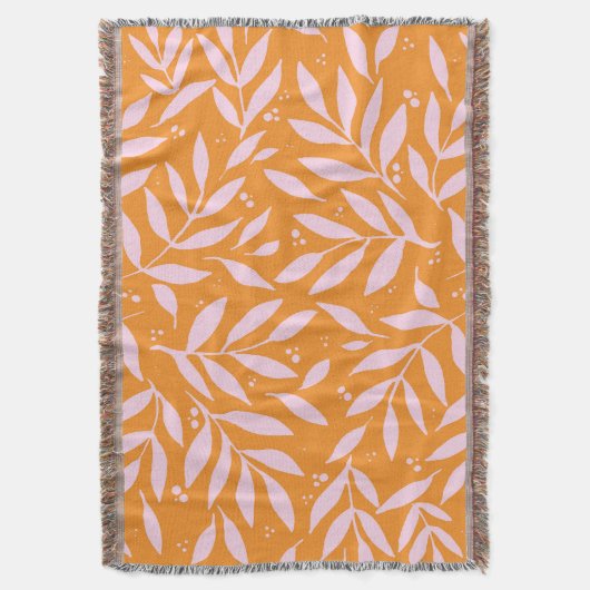  takken - oranje en roze deken (Voorkant Verticaal)