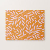  takken - oranje en roze legpuzzel (Horizontaal)