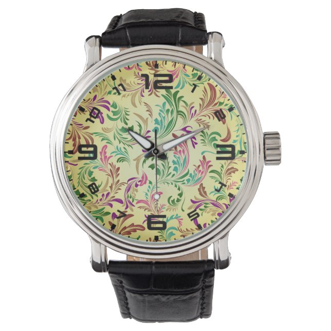 Takken Patroon Ontwerp-78466 Horloge (Voorkant)