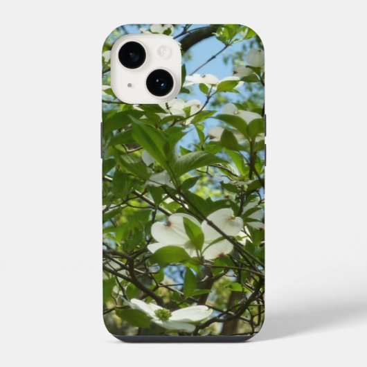 Takken van Bloesems van de Kornoelje Lente Bomen iPhone Hoesje (Achterkant)