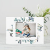 Takken van een dennenboom Foto SEIZOENSGROETEN (Staand voorkant)