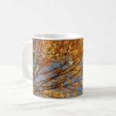 Takken van esdoornbladeren II Oranje herfst Koffiemok (Voorkant links)