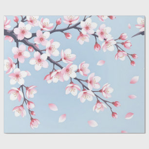 Takken van Kersenbloesem Serene Patroon Cadeaupapier
