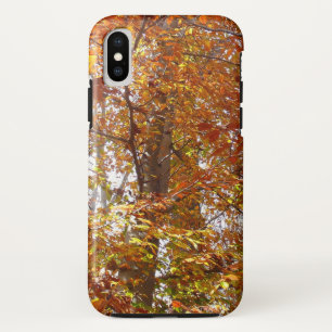 Takken van oranje bladeren herfst natuur Case-Mate iPhone case