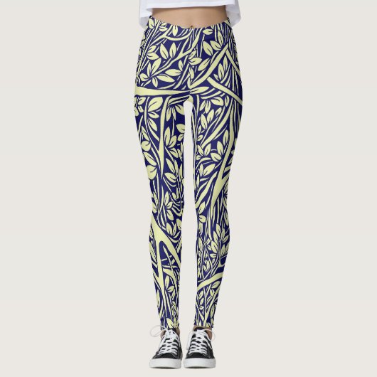 takken: verweven boompatroon leggings (Voorkant)