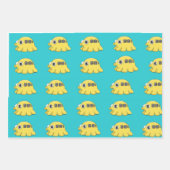 Tako Bus Wrapping Paper Flat Sheet Set van 3 TEST (Voorkant)