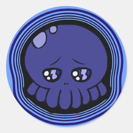 Tako-Chan Sad Stickers (Voorkant)