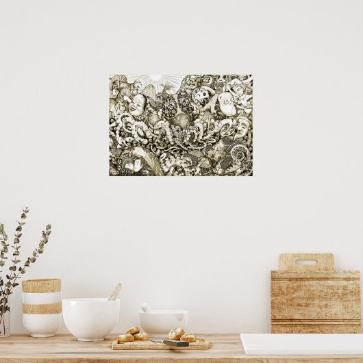 Tako emaki300 @miyasan_art poster (Keuken)