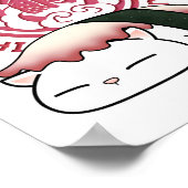 Tako Octopus Sushi Cat Poster (Hoek)