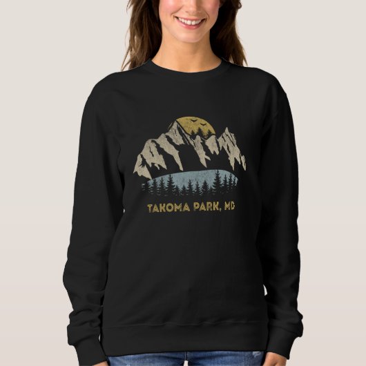 Takoma Park Maryland Mountain Sunset Sunrise MD Trui (Voorkant)