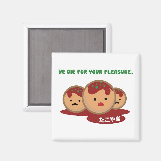 Takoyaki Magnet (Voorkant / Achterkant)