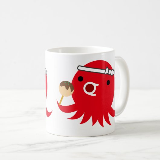 Takoyaki octopus koffiemok (Voorkant rechts)