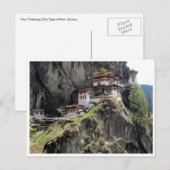 taktsang bhutan briefkaart (Voorkant / Achterkant)