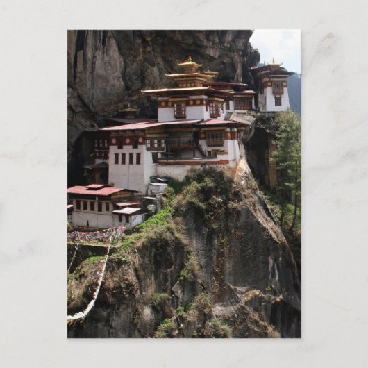 taktsang klooster briefkaart (Voorkant)