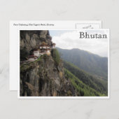 taktsang paro bhutan briefkaart (Voorkant / Achterkant)