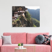 taktsang uitzicht canvas afdruk (Insitu (Woonkamer))