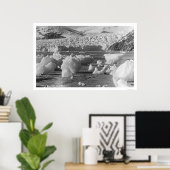 Taku Glacier Alaska 1914 Poster (Thuiskantoor)
