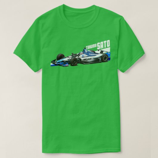 Takuma Sato 2018 dark colors T-shirt (Design voorkant)