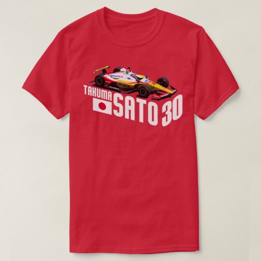 Takuma Sato 2019 experimental T-shirt (Design voorkant)
