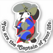 TAKUROMAN「Captain」（船長） Sticker (Voorkant)