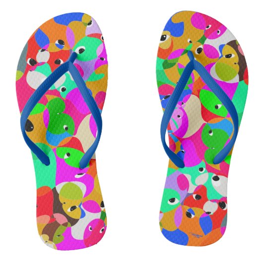 TAKUROMAN"Vrienden 2" Teenslippers (Voetbed)