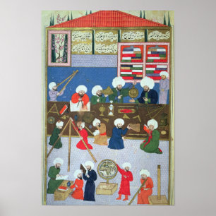 Takyuddin en andere astronomen poster