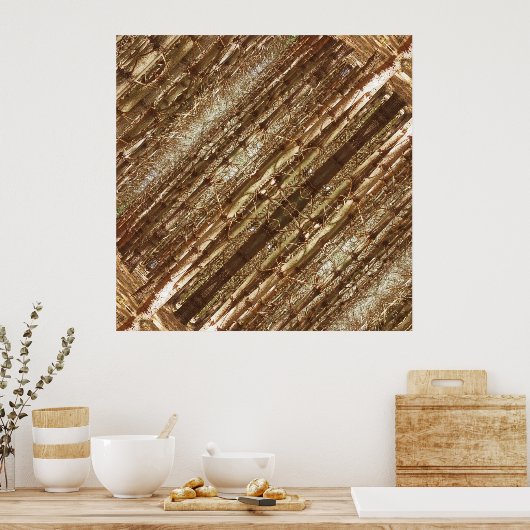 Tal bomen poster (Keuken)