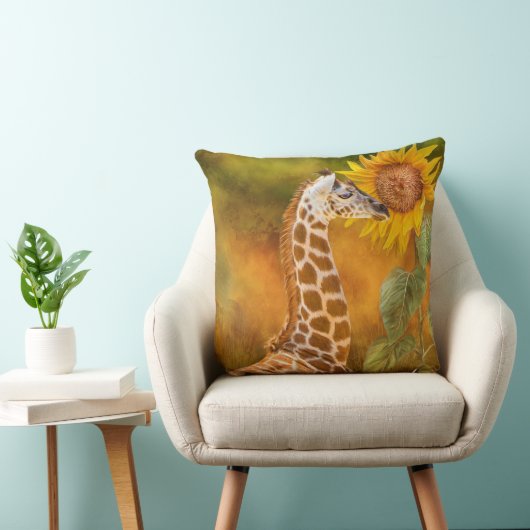 Tal - Giraffe kunstdecorator Kussen (Stoel)
