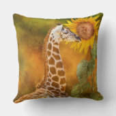 Tal - Giraffe kunstdecorator Kussen (Achterkant)