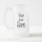 Tal Glass Stein - Gepersonaliseerd - Gepersonalise Matglas Bierpul (Links)