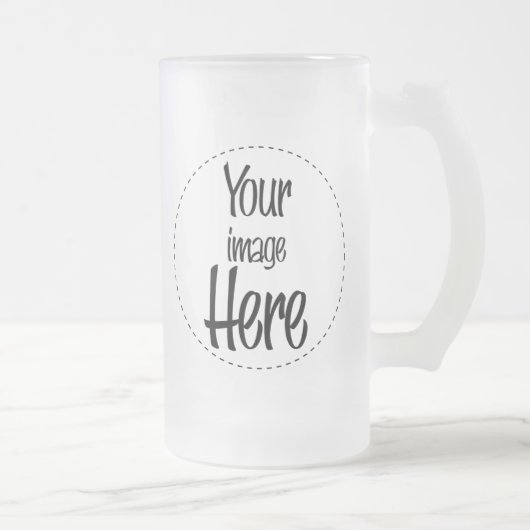 Tal Glass Stein - Gepersonaliseerd - Gepersonalise Matglas Bierpul (Rechts)